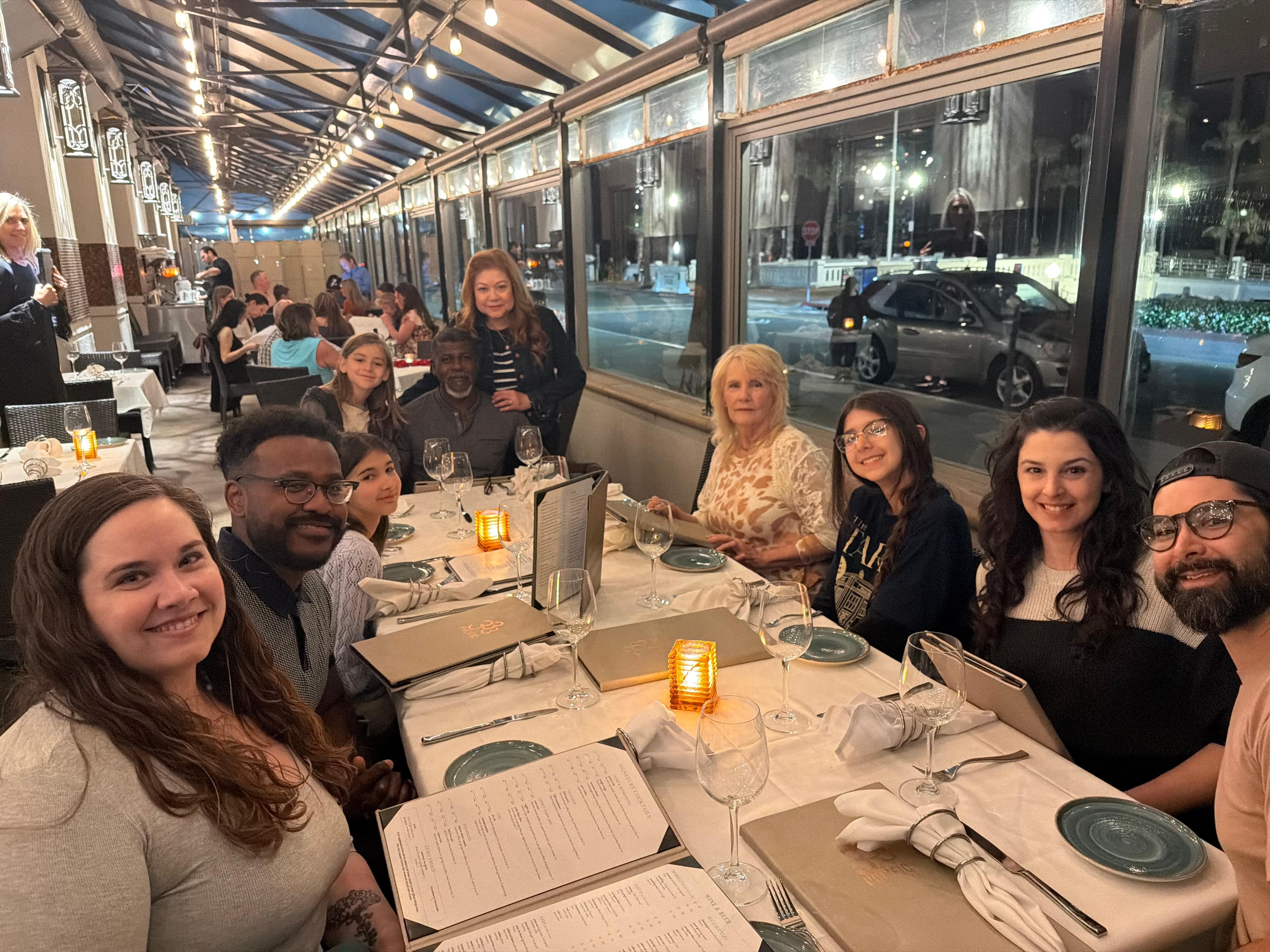 Birthday dinner at a local eatery, food was delicious.