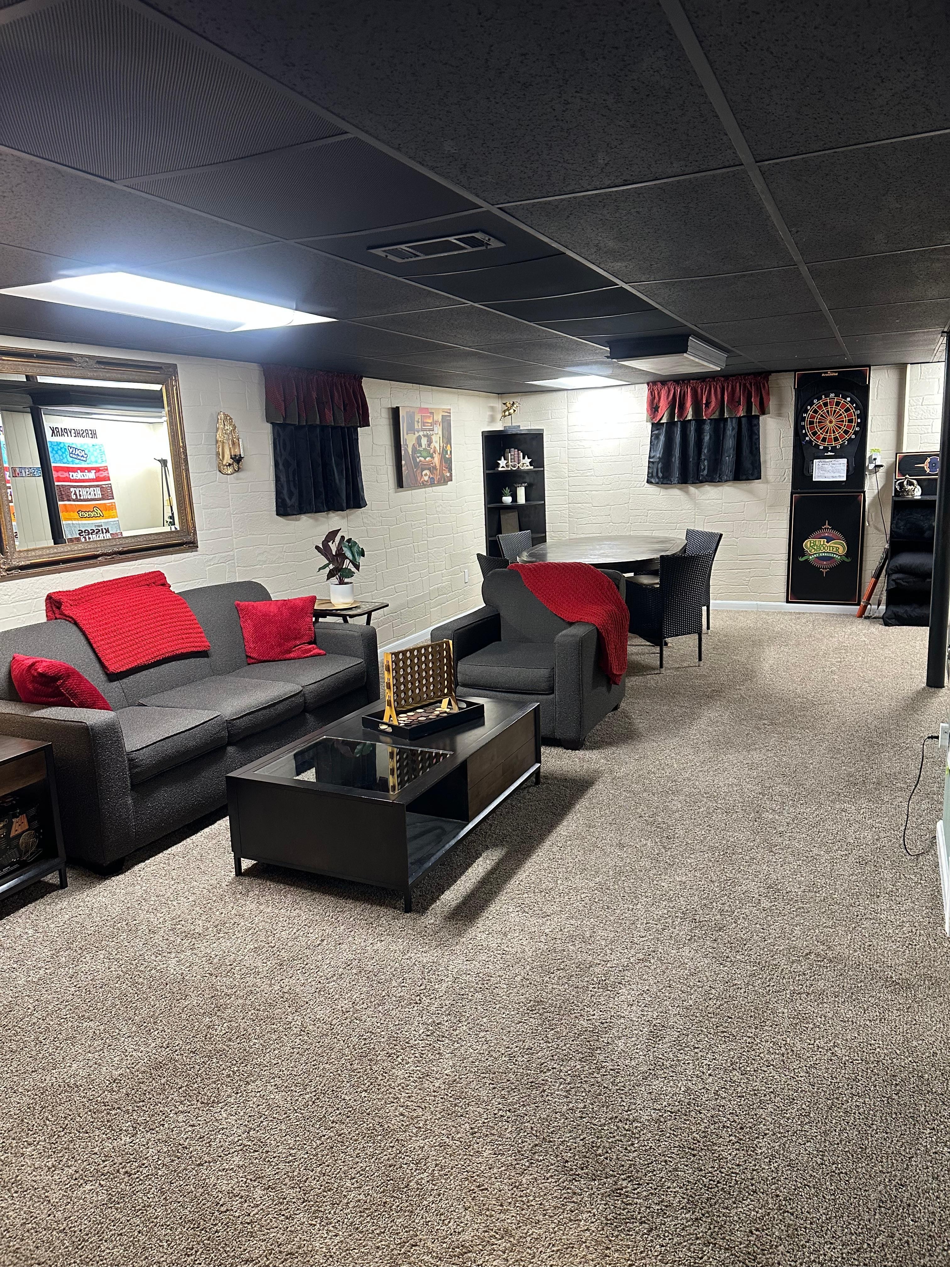 Basement game room