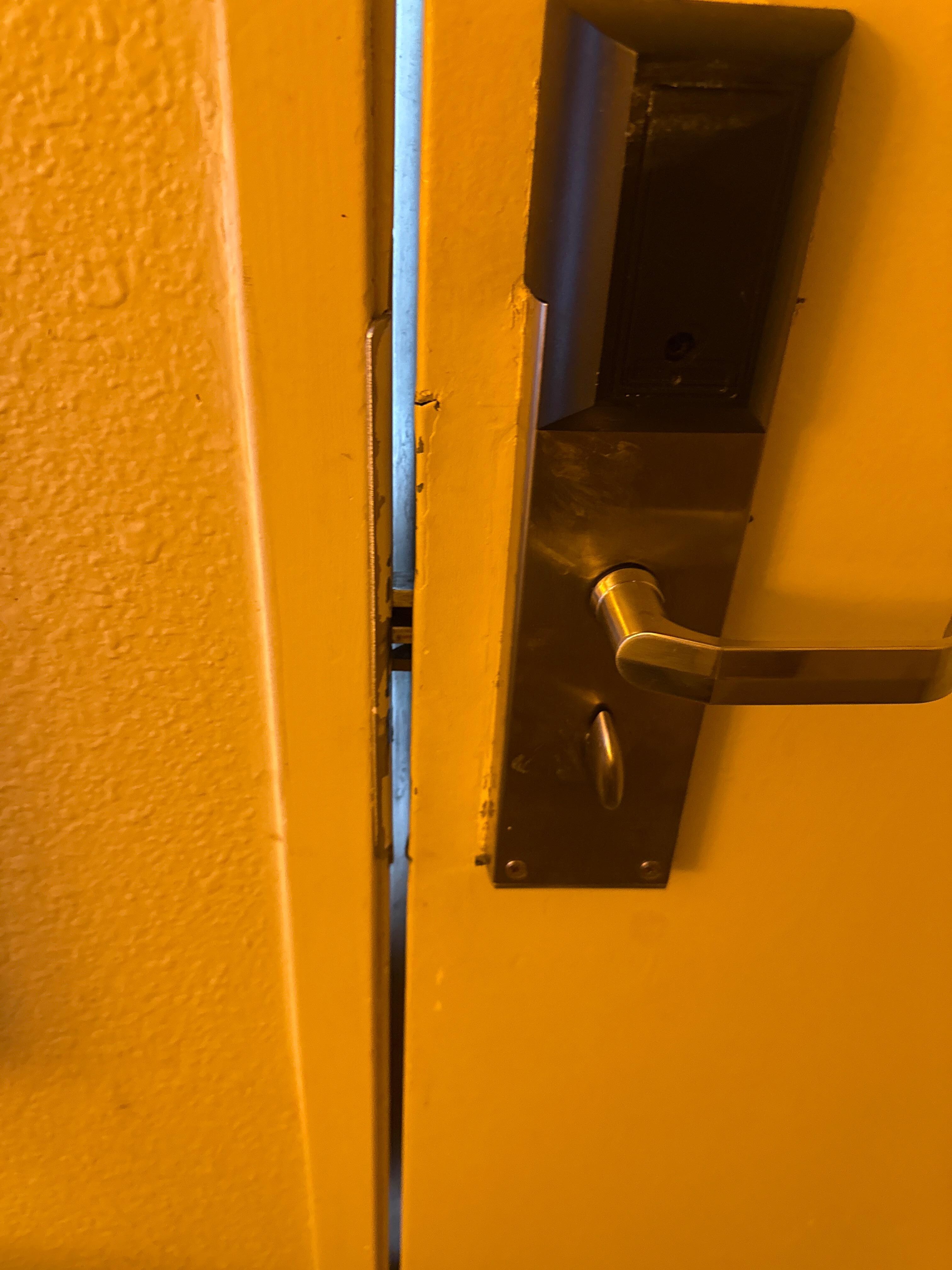 Deadbolt latch wouldn’t work. 
