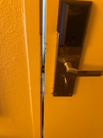 Deadbolt latch wouldn’t work.