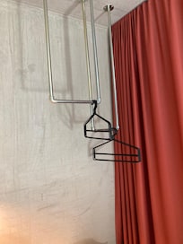 Where we could hang our clothes.