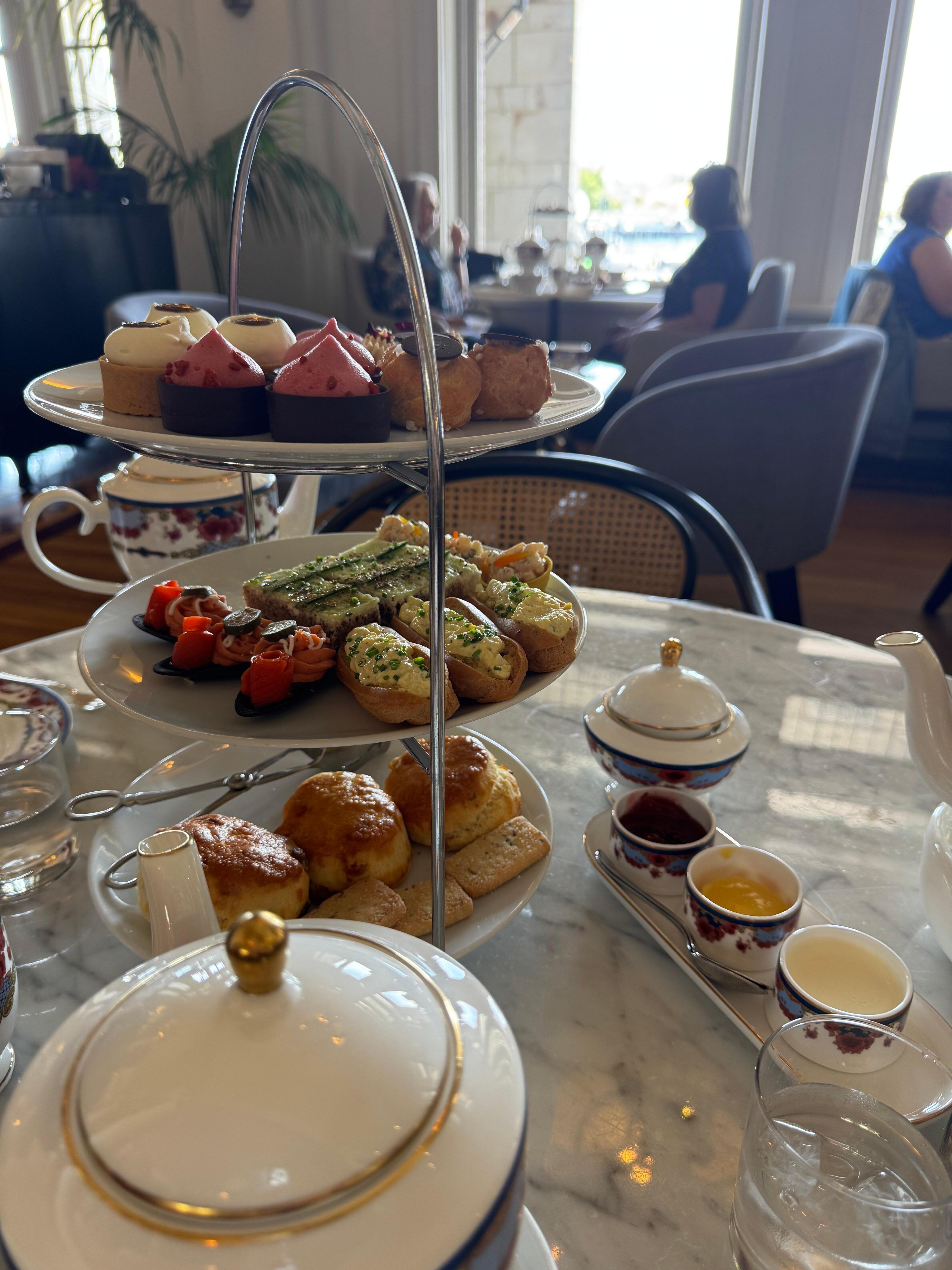 High tea at the Empress