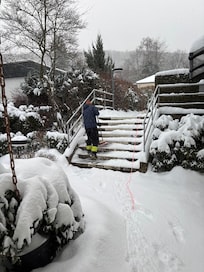 Schnee fegen inklusive