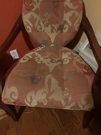 Nasty stained chair