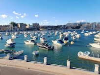 Outside the apartment