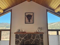 Great room with amazing view across the river.