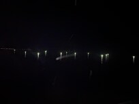 Fishing boats at night