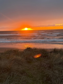 Sunset from the deck.