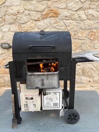 super großer Grill