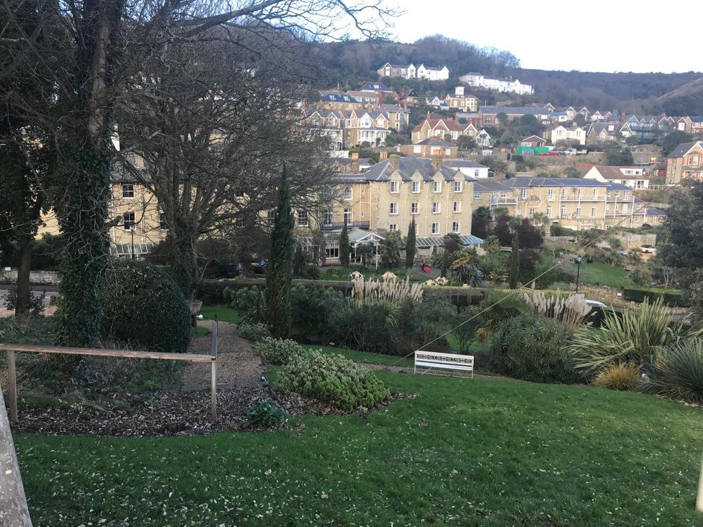 View of the hotel from the car park