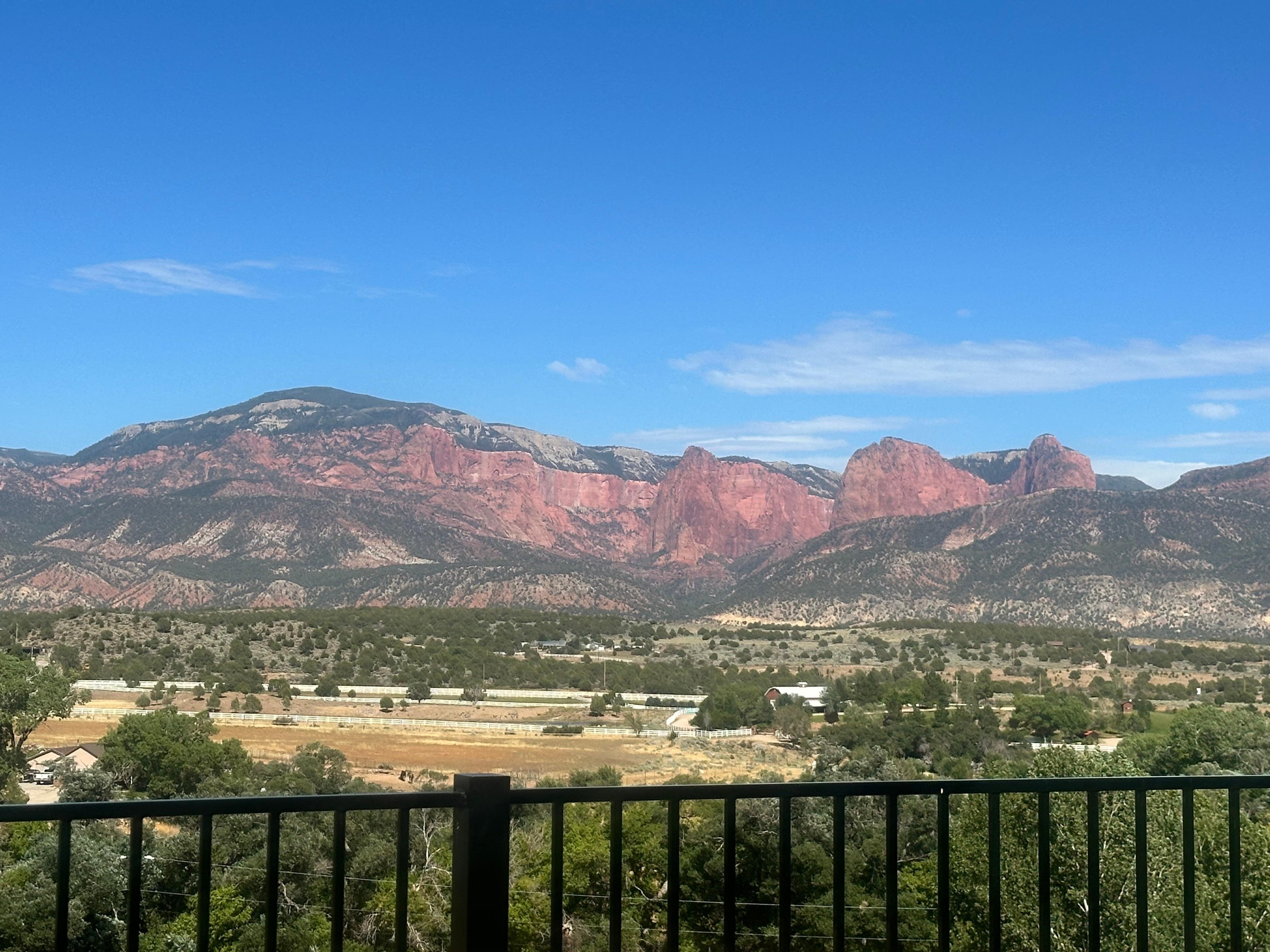 Beautiful views from the deck! 