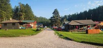 View of cabins