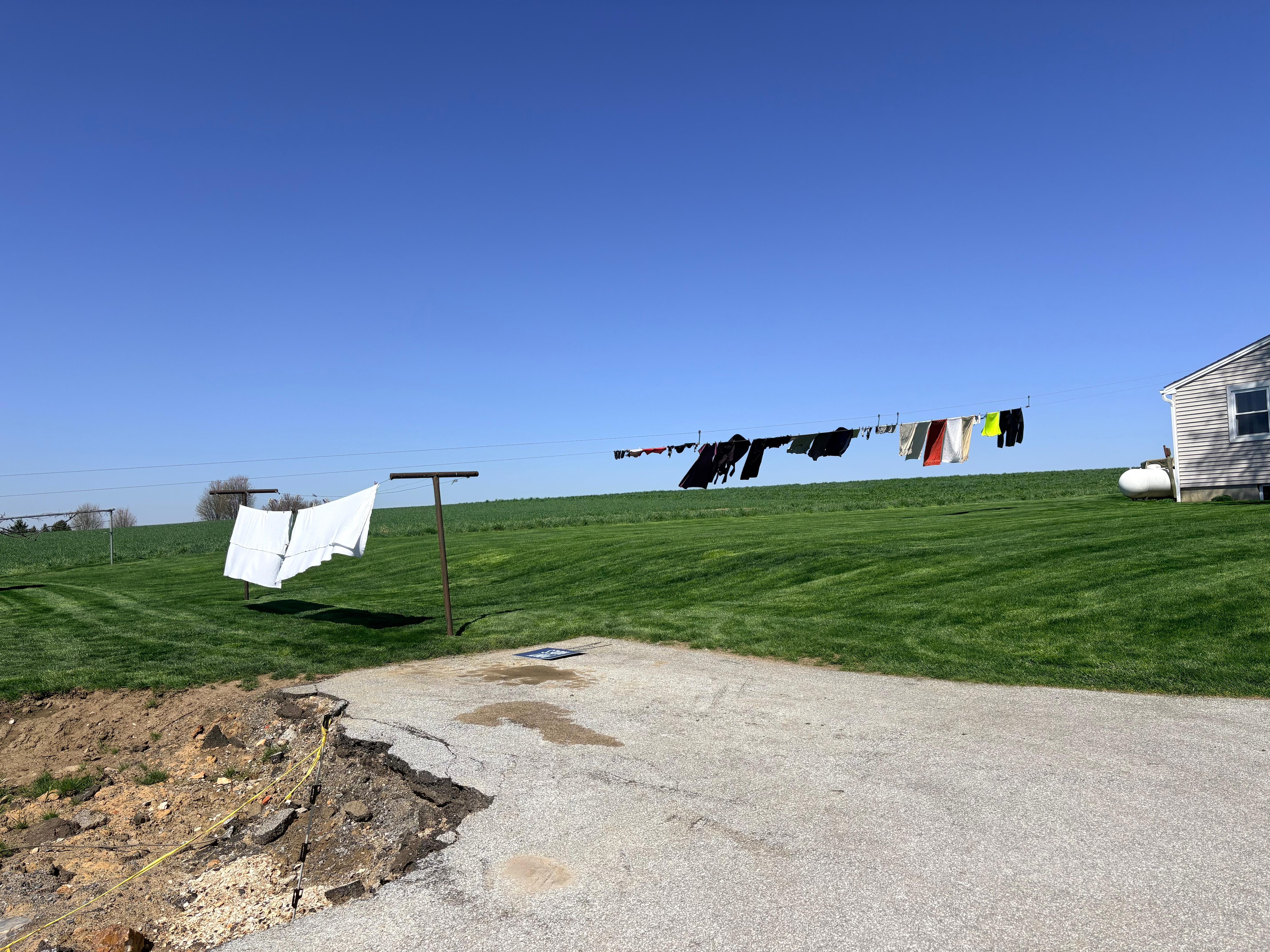 All the clothes lines