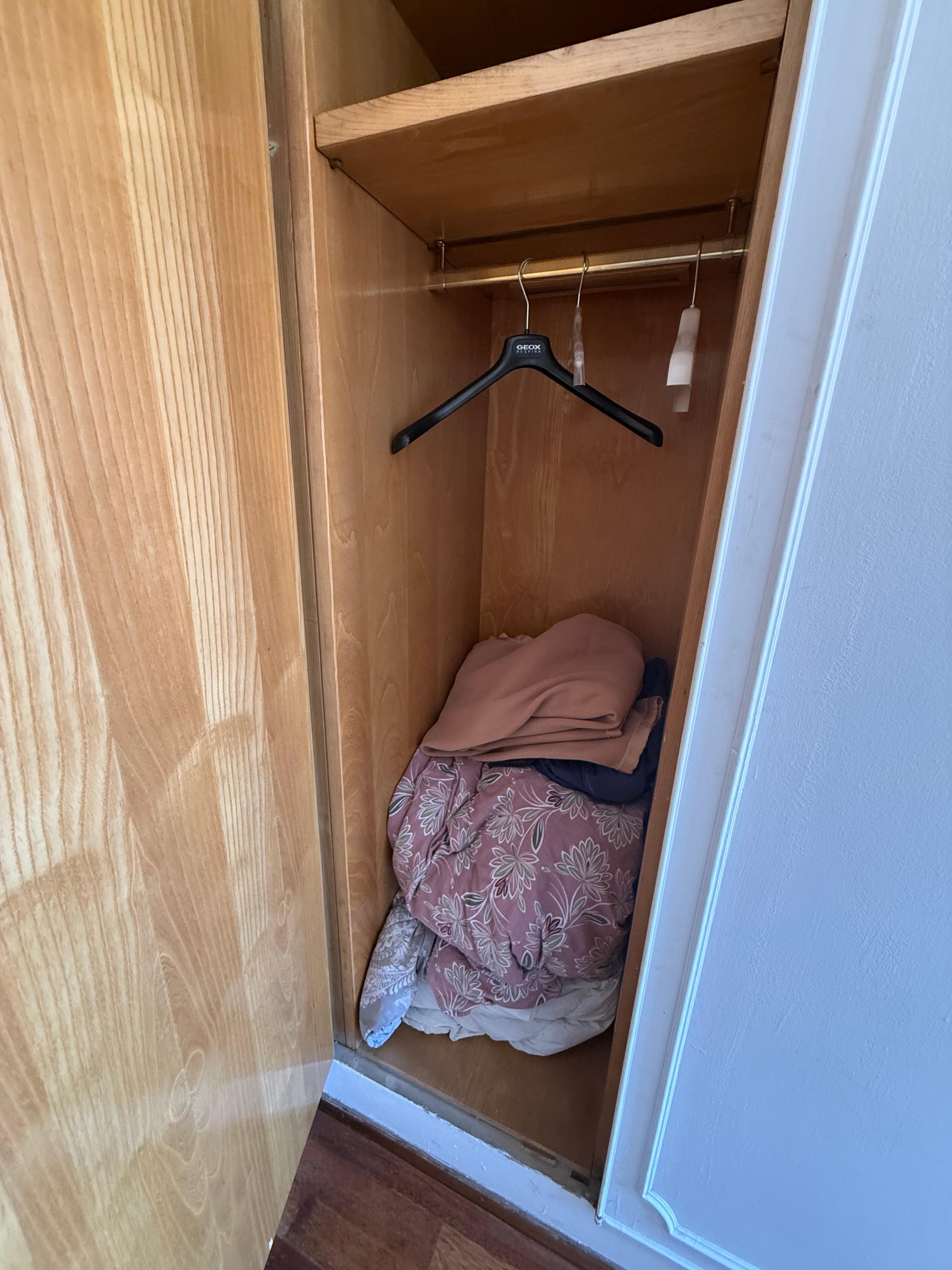 This is where we are supposed to put our clothes