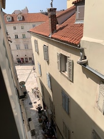 View from our window of the Plaza