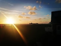 Blick aus dem Fenster