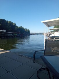 The floating deck was perfect coffee spot!