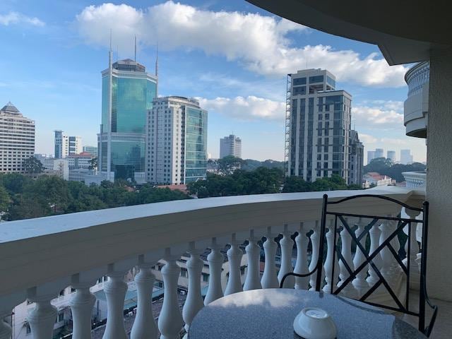 ベランダからの景色