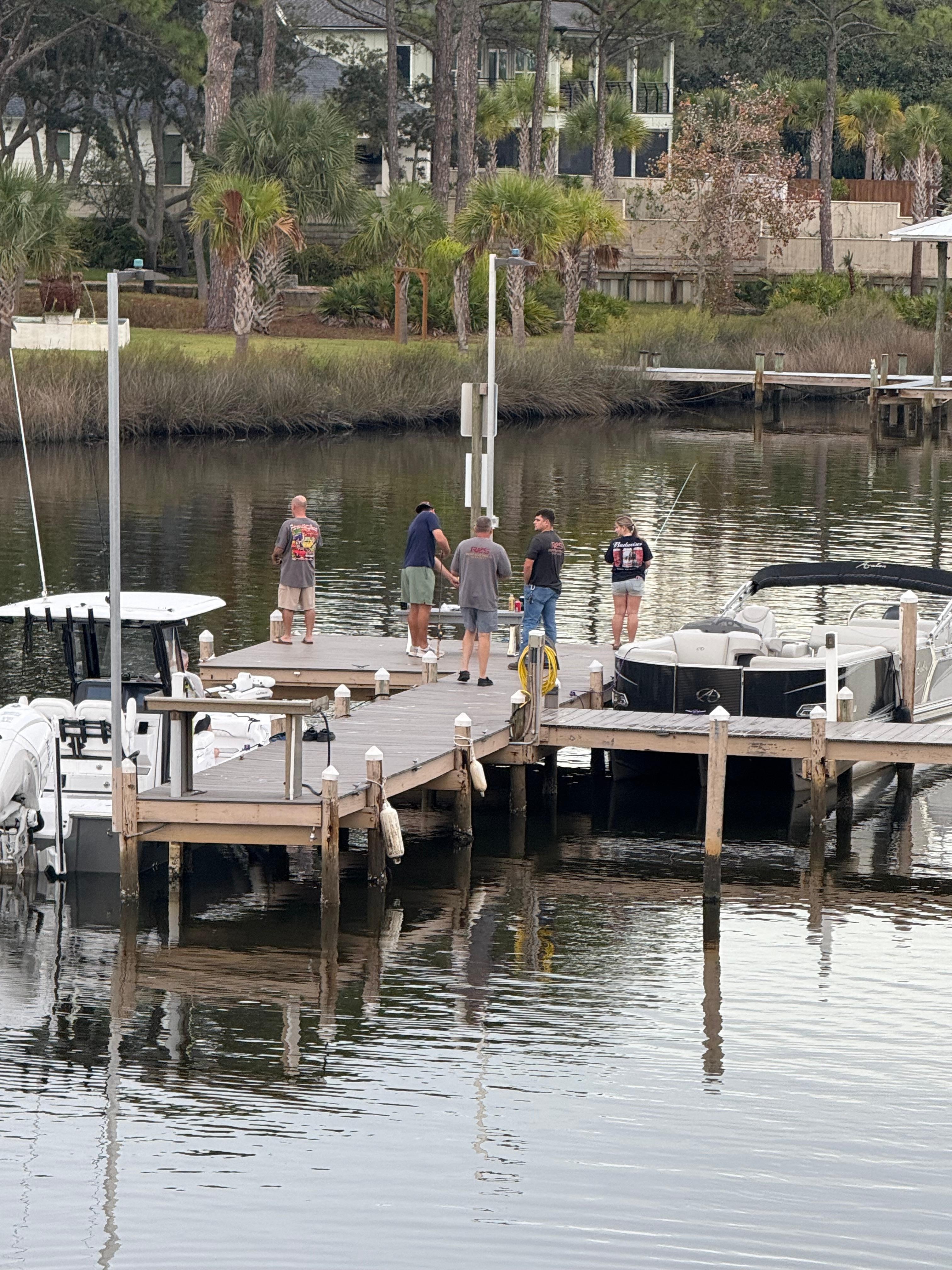 View of the dock from Unit 313.