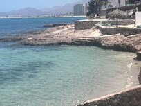 Snorkel spot with ladder