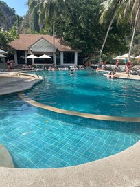 Main swimming pool and spa