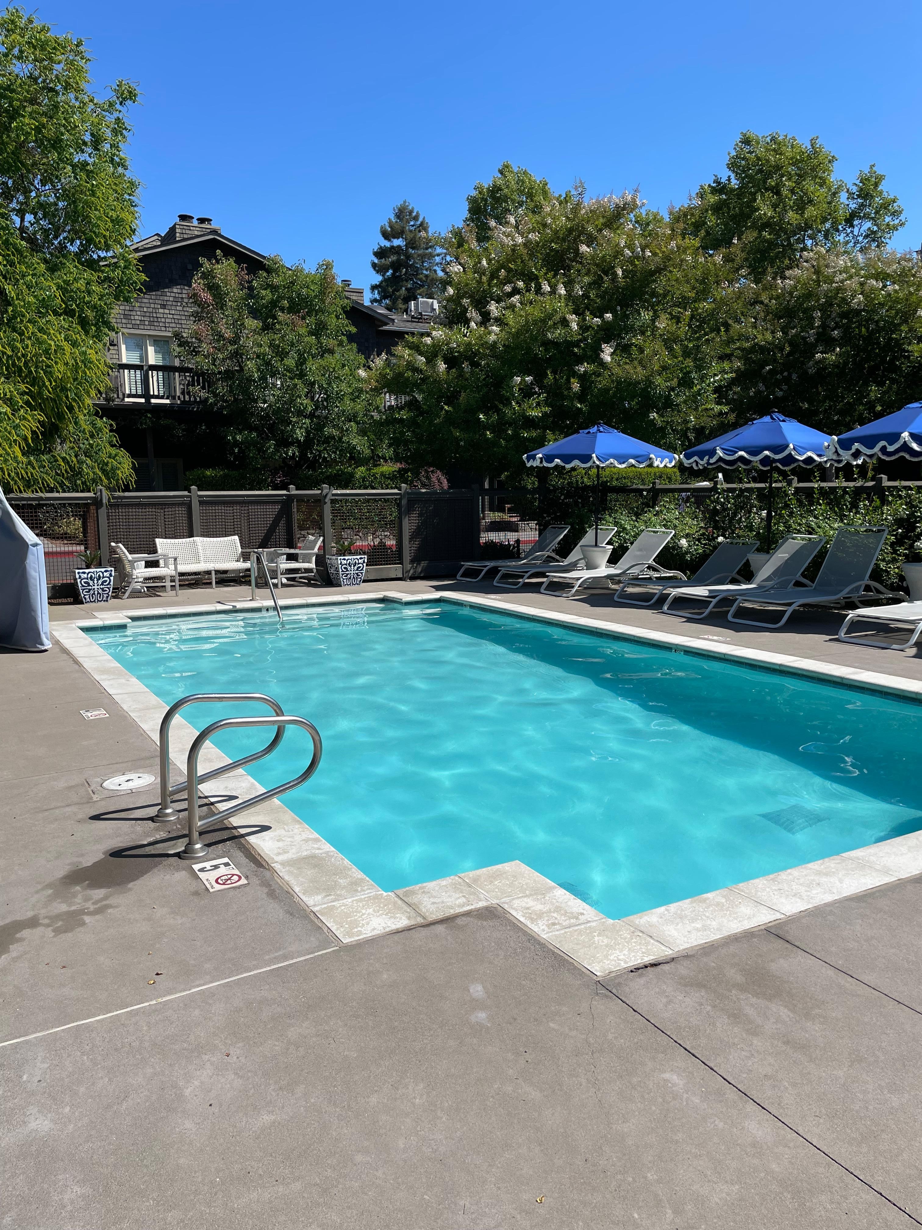 Poolside from the most comfortable cabanas ever.  