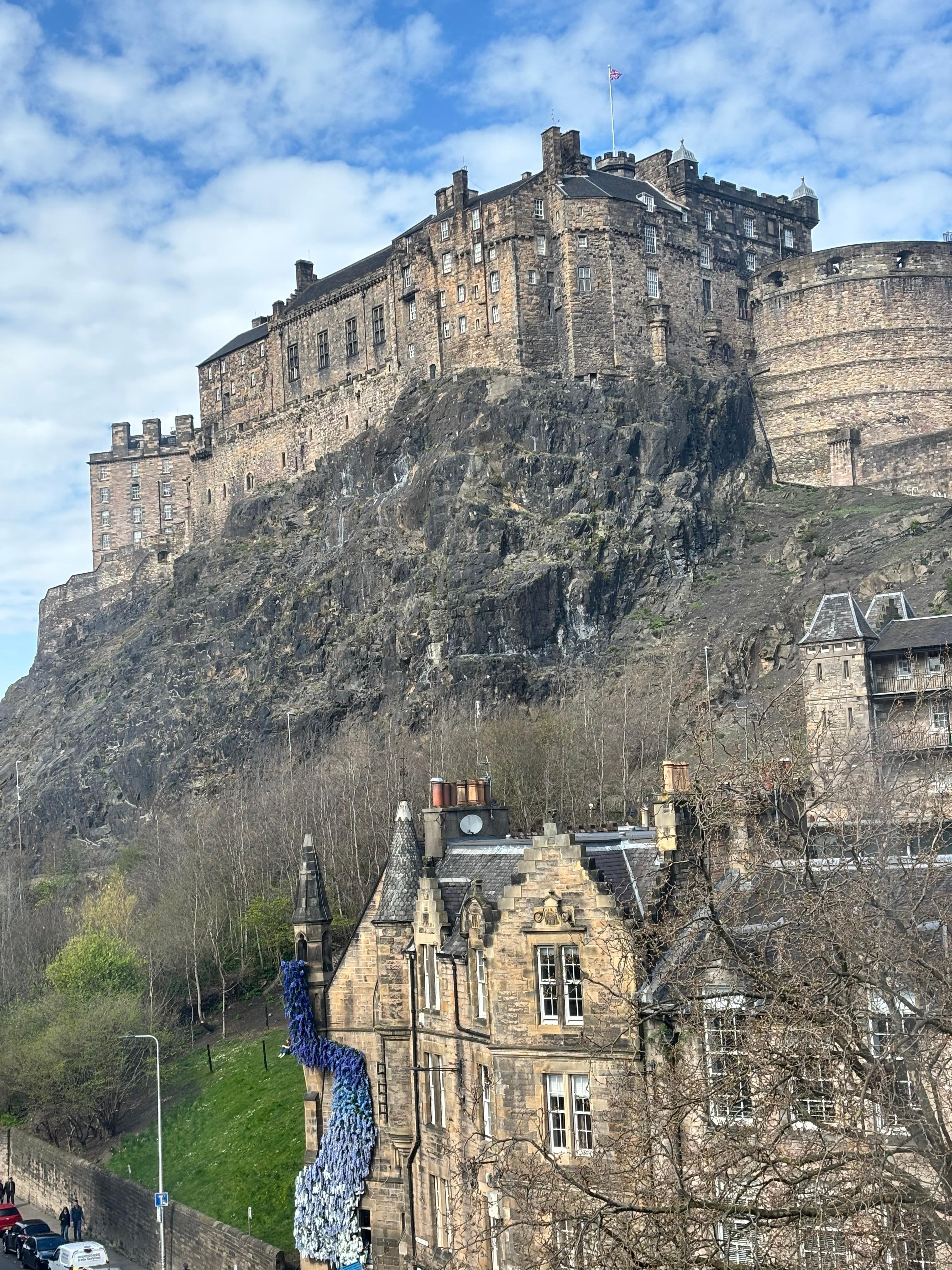 Our castle view from our window. 
