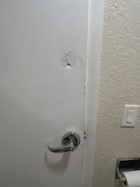 Bathroom door