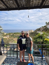 View from back deck on Superbowl Sunday