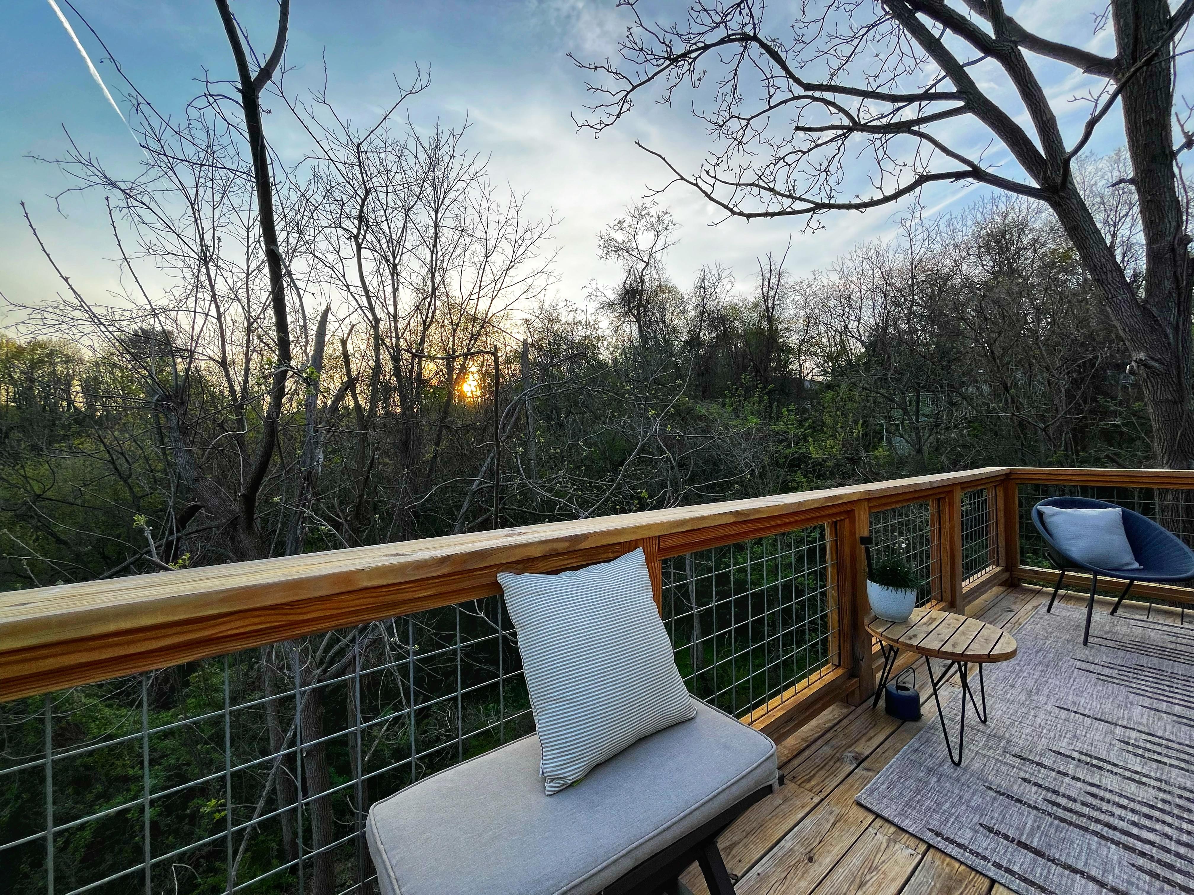 Sunsets are perfect! And so quiet.