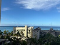 海と空に癒されました。