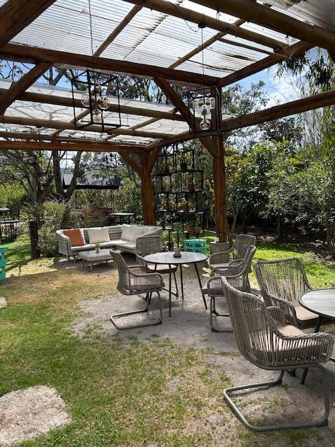 Outdoor sitting area