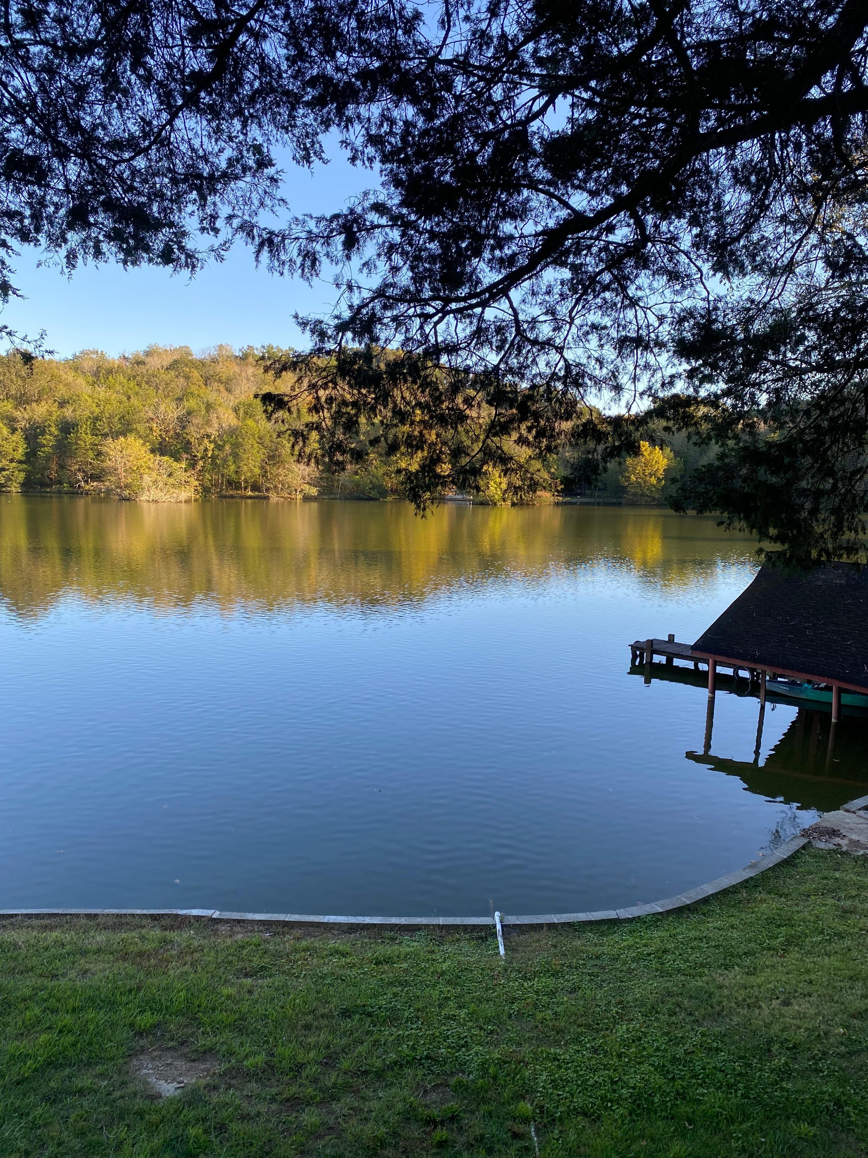 A view from the side porch
