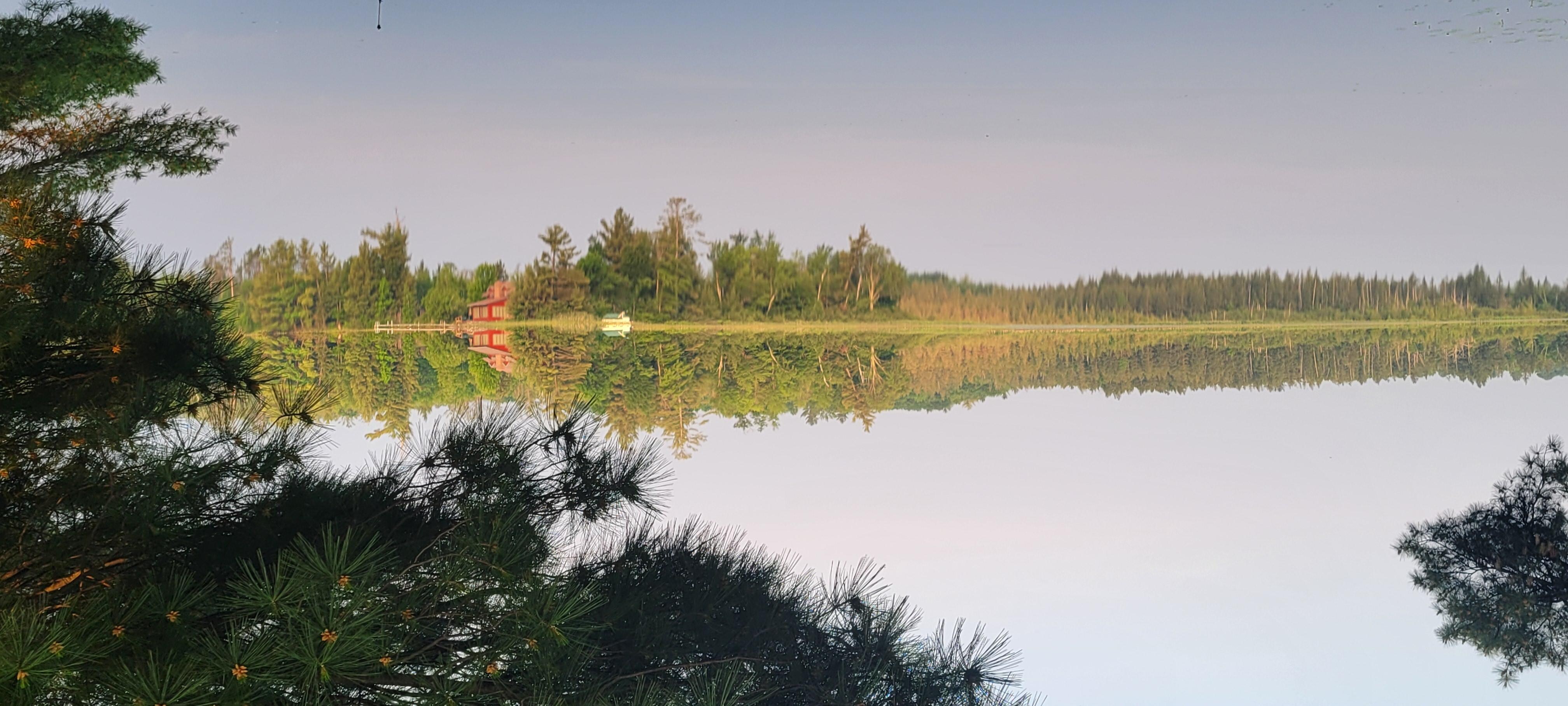 View from the lake front house.
