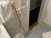The start of the extension cord