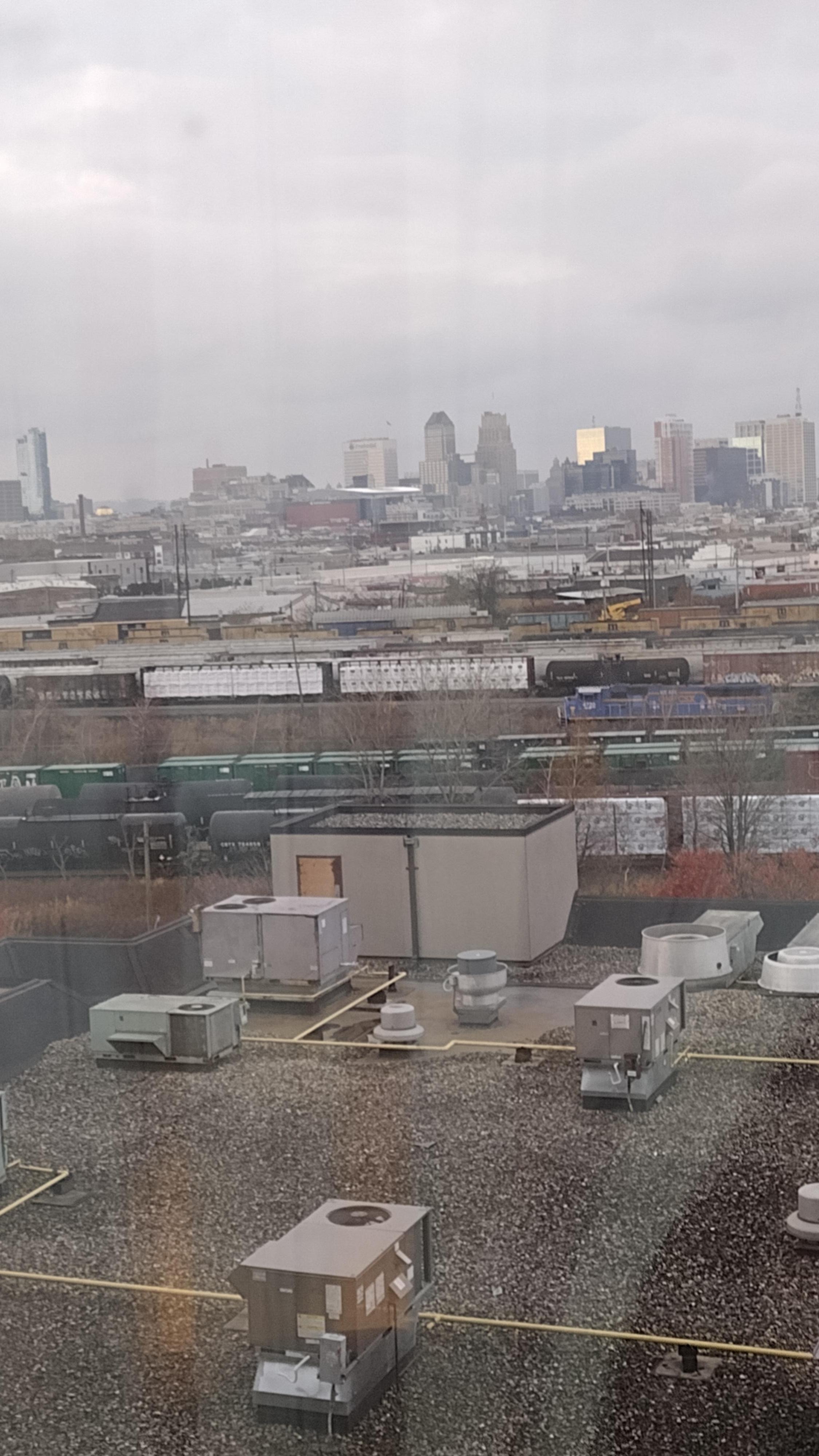 View from the eighth floor. 