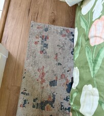 Dirty bedroom carpet