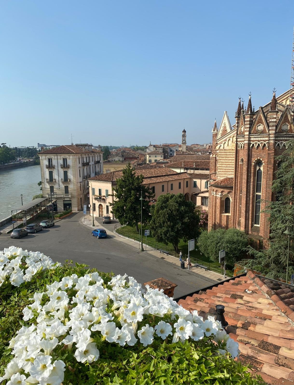 View from the balcony 