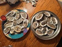Buy fresh Wellfleet oysters at Mac’s Seafood in nearby town and shuck at the house. We also had them steam us 2 lb. lobsters. Perfect.