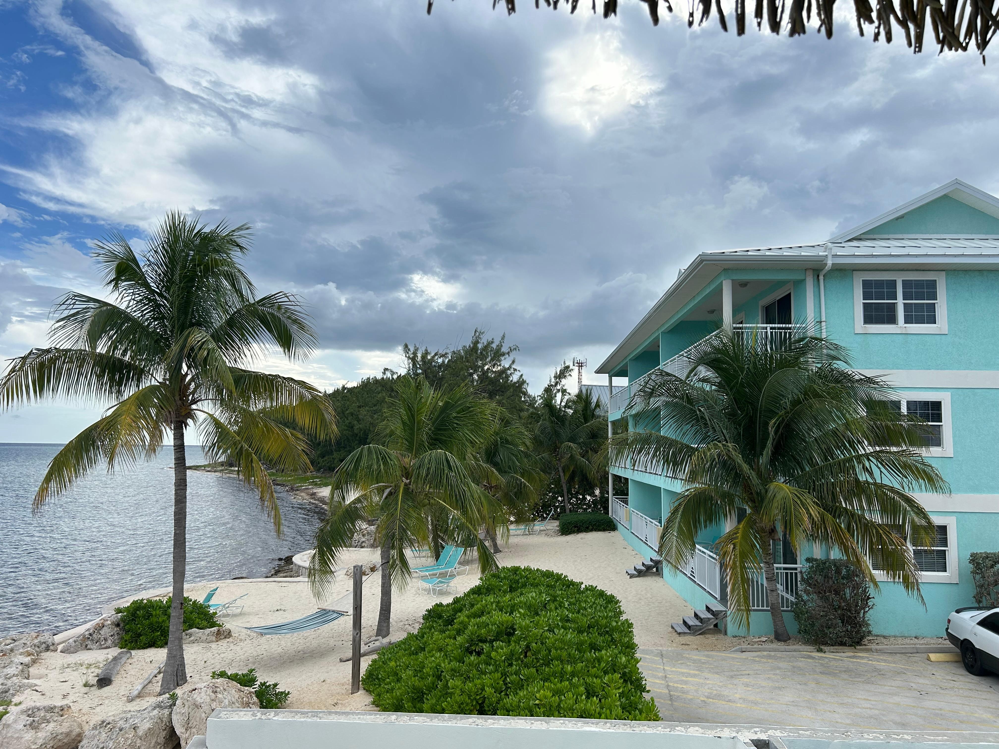 Side view of property