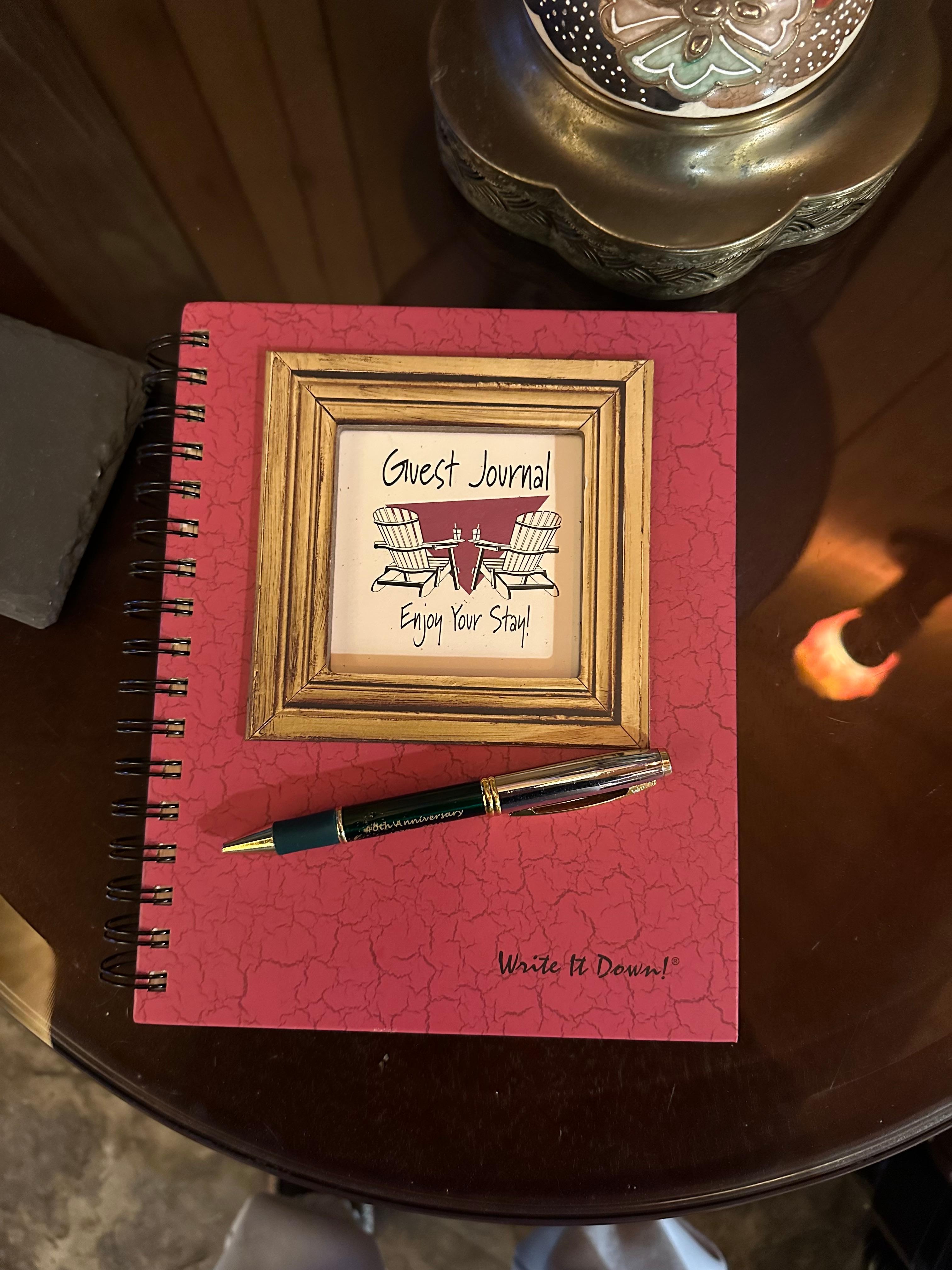 Surprised we were the first ones to write it in but also so honored