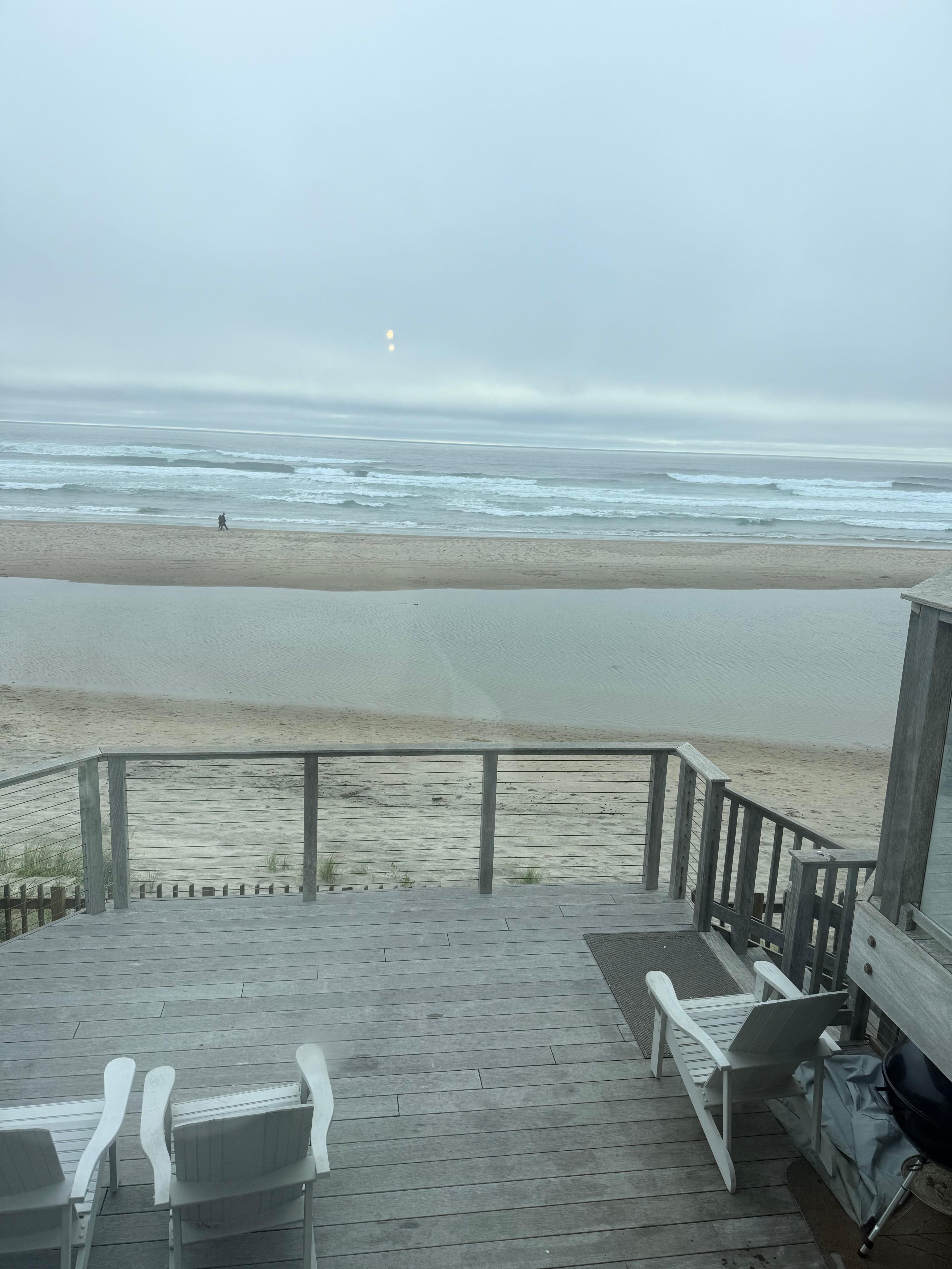 View from the living room. 