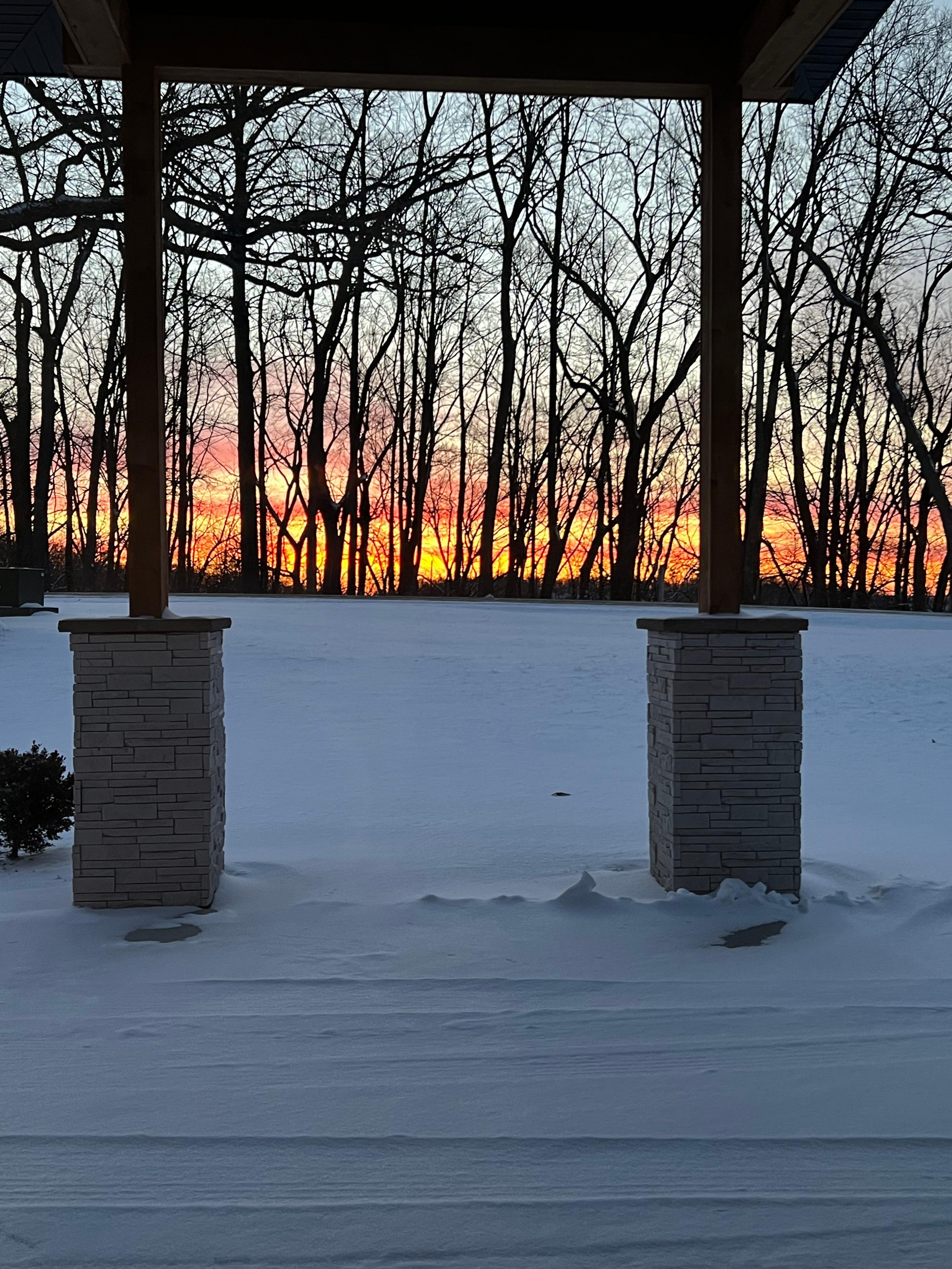 Sunrise Sunday morning