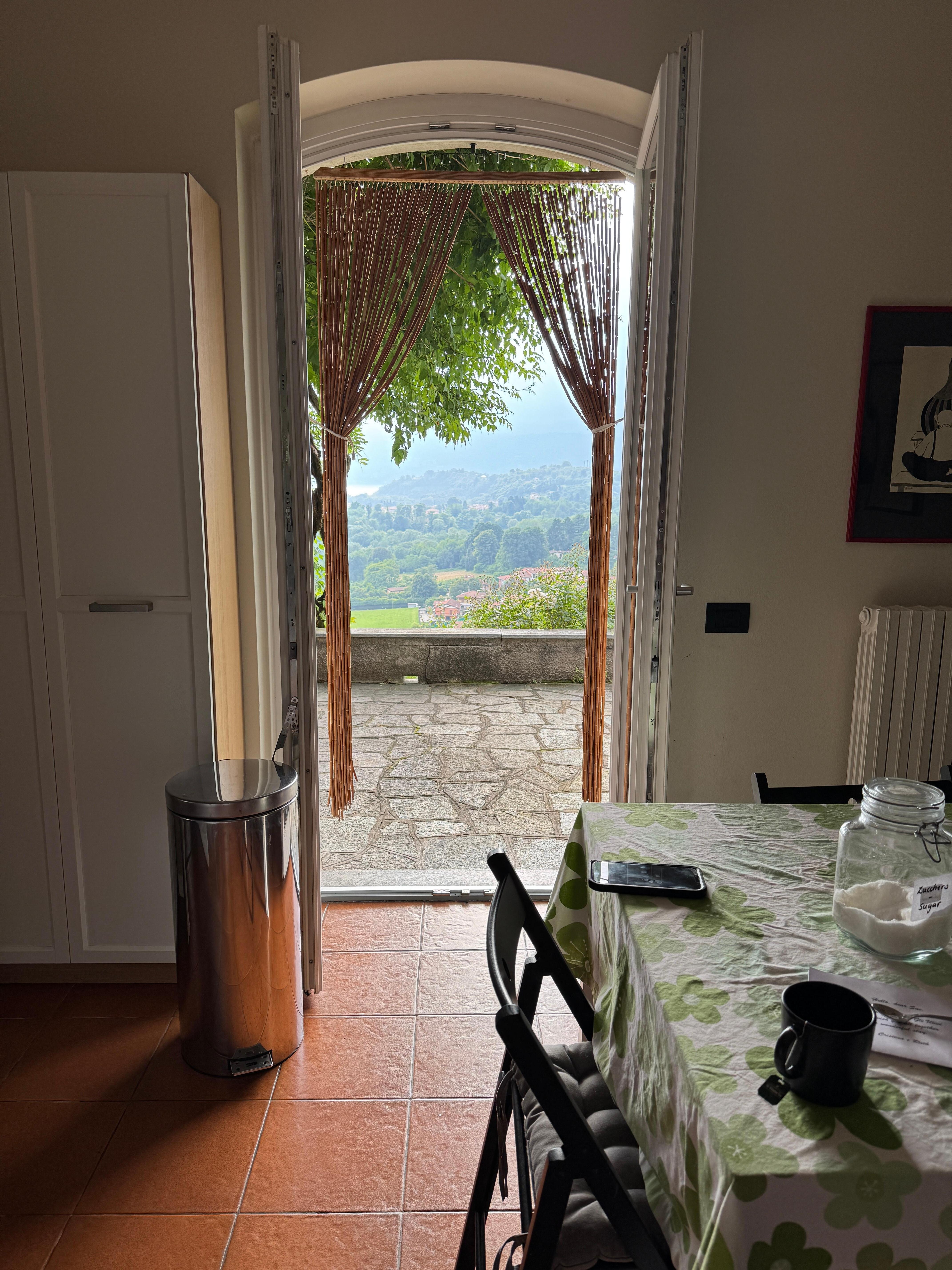 View from kitchen 