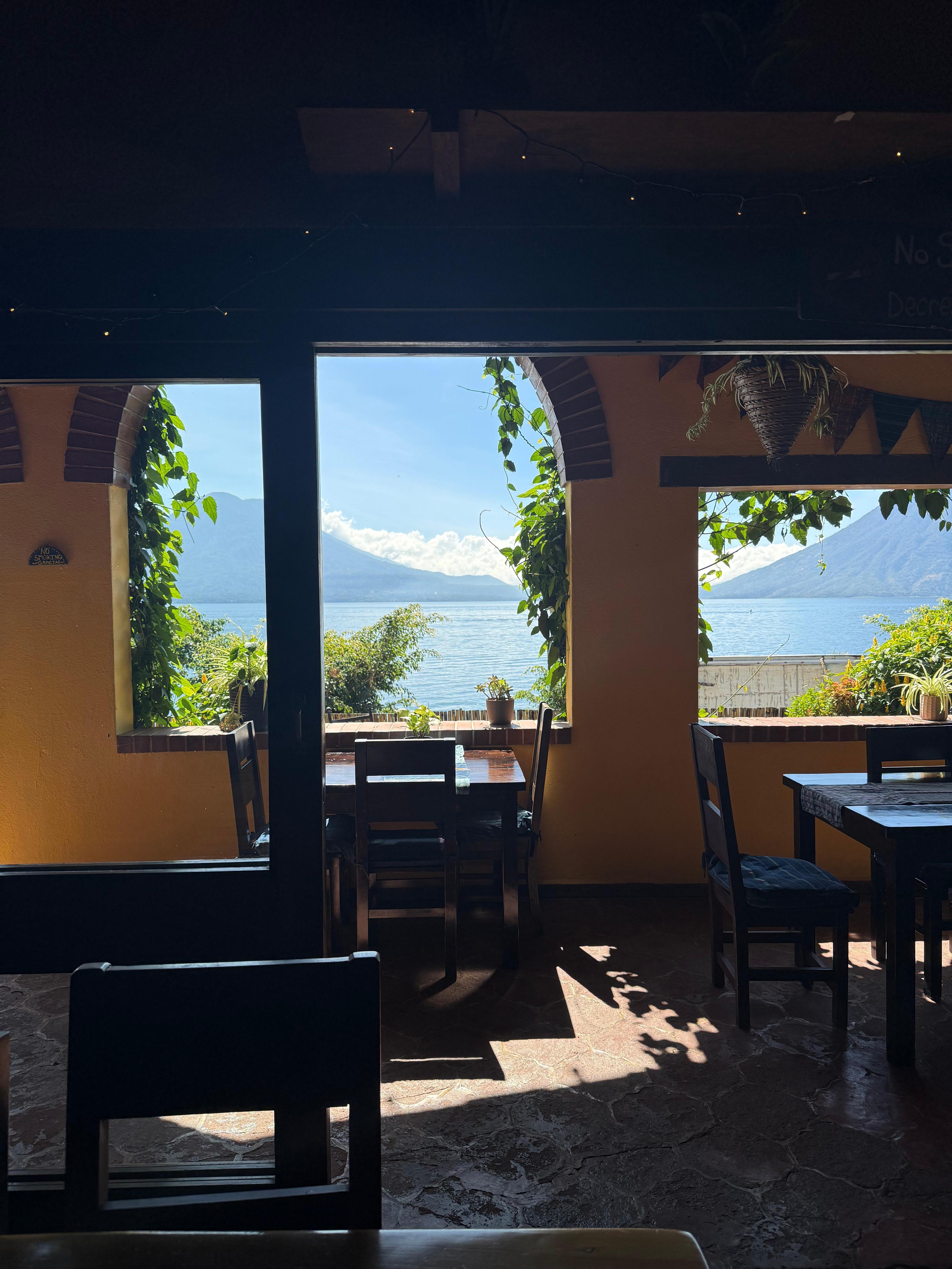 View from the restaurant/reception.