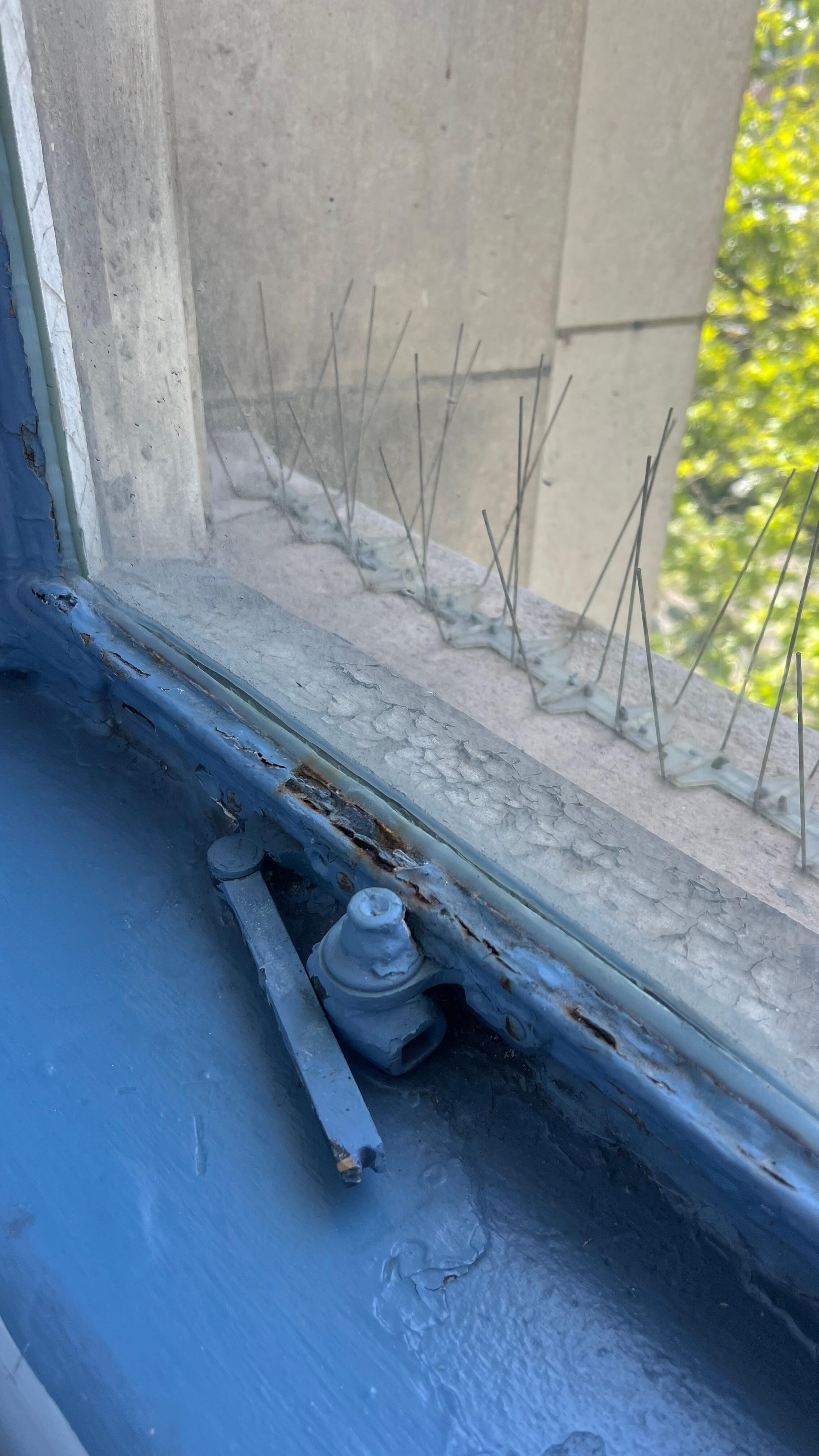 Worn and broken 