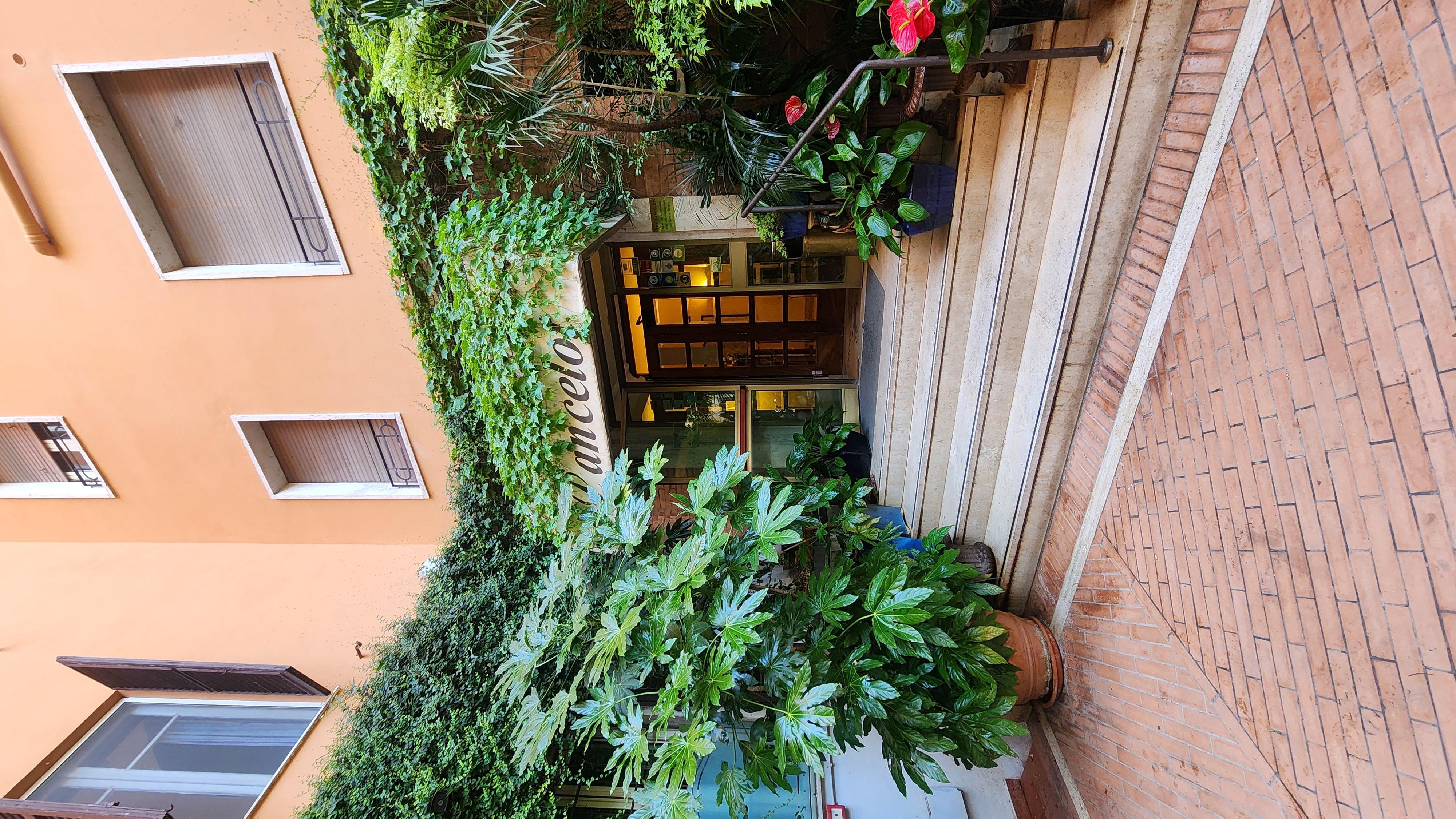 The entrance