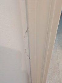 crack on wall