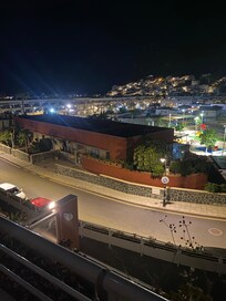Blick vom Balkon aus Richtung Bucht
