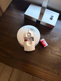 Chirping smoke detector needed new battery.